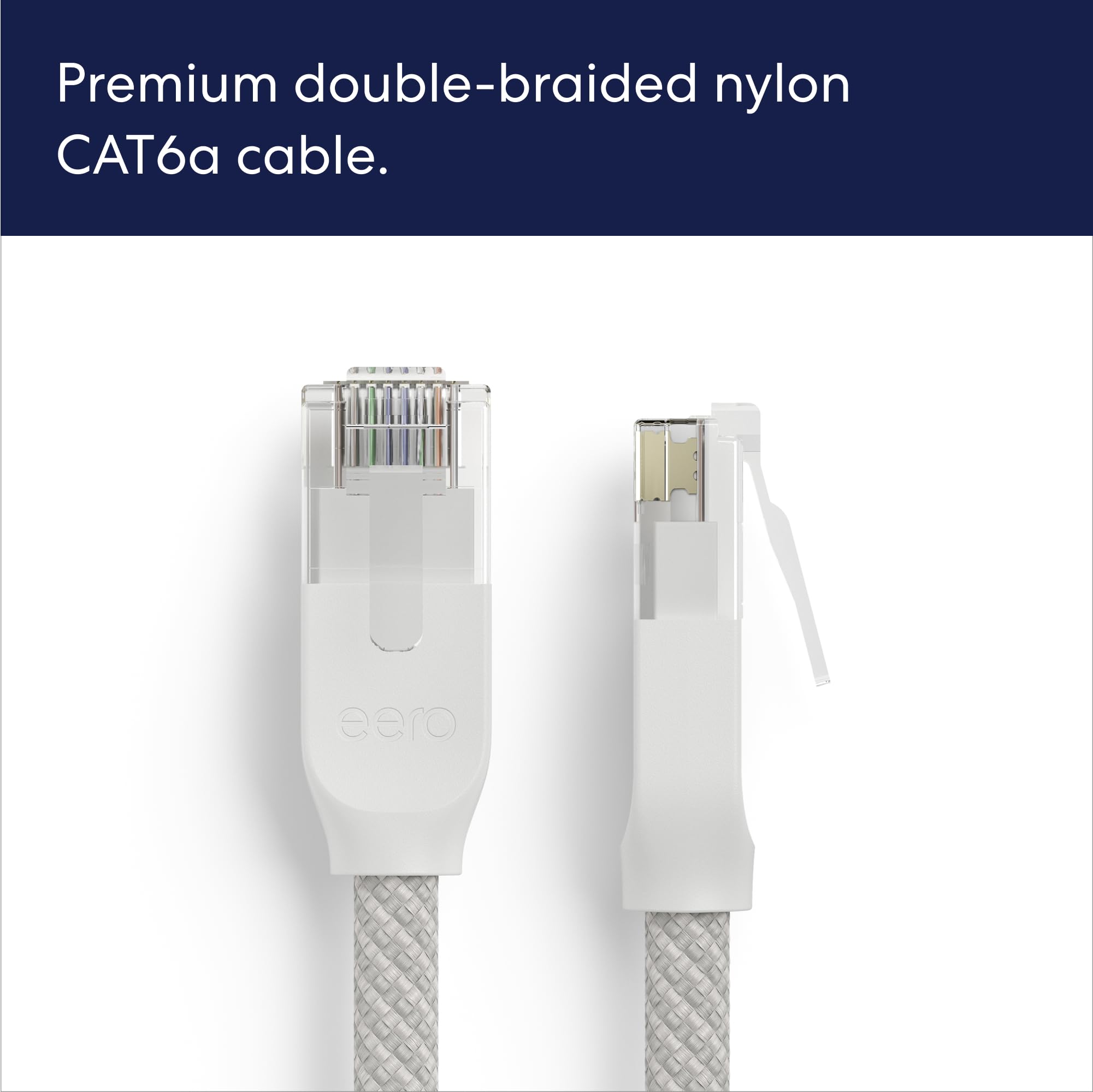 0-amazon-eero-cat6a-ethernet-cable-supports-10-gigabit-speeds-6-inch-1-pack-arctic-white-3.jpg Amazon eero CAT6a Ethernet cable - Supports 10 gigabit+ speeds, 6 inch, 1-pack, Arctic White