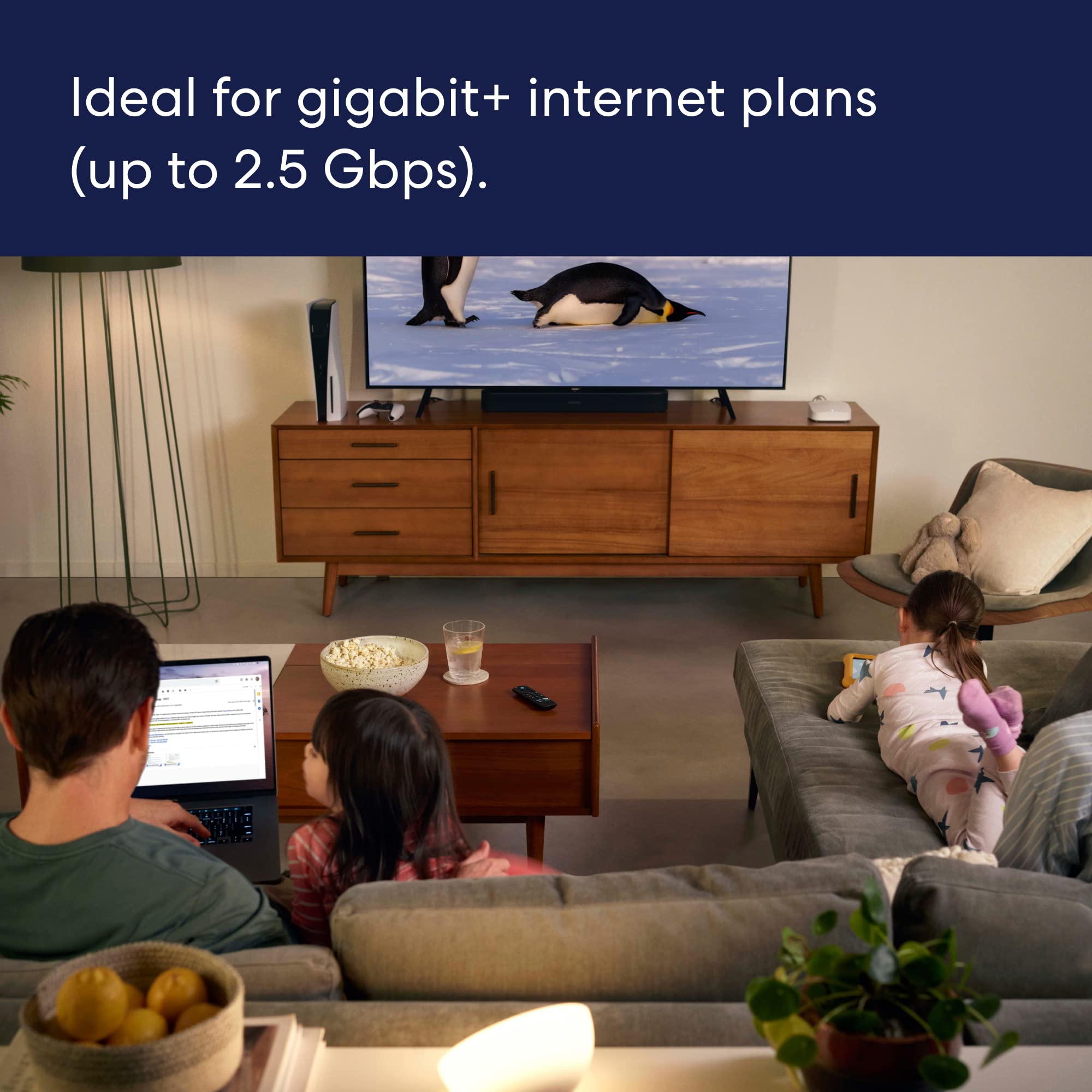 Amazon eero Pro 6E mesh wifi router (1-pack) with Amazon Echo Dot