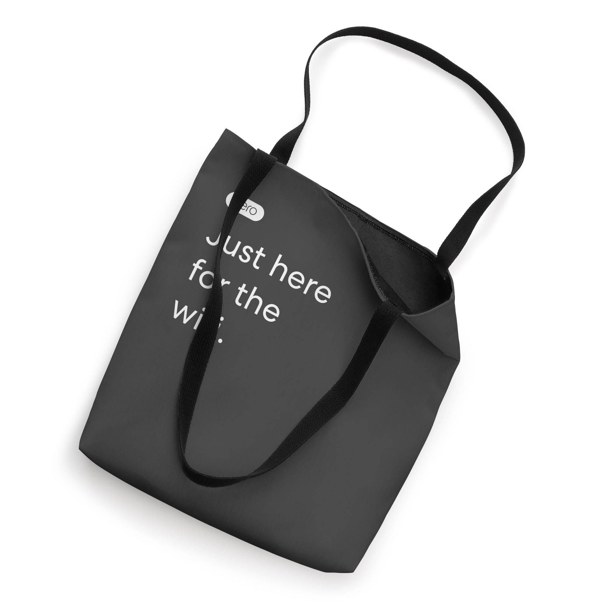eero Essentials "Just here for the wifi." Tote Bag