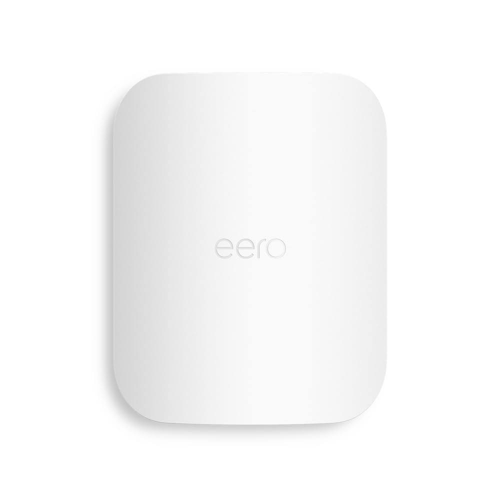 Amazon eero Outdoor 7 dual-band mesh wifi router (newest model), Weatherproof rating of IP66, Coverage up to 15,000 sq. ft. outdoors, 1-pack, Includes 30W PoE+ adapter
