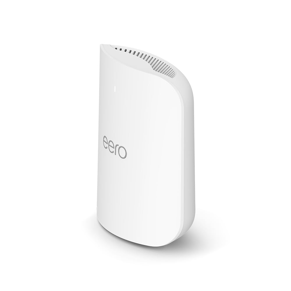 Amazon eero Pro 7 wifi router with eero Plus annual (auto-renews) - Supports internet plans up to 5 Gbps, Coverage up to 2,000 sq. ft., 1-pack